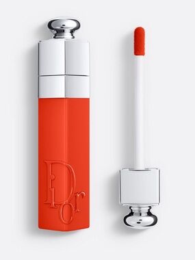 Dior Liquid Lipstick — Bright Orange Satin Finish